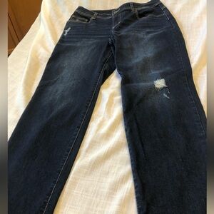 Chico’s Women’s Distressed Stretch Jeans Ankle Size 0